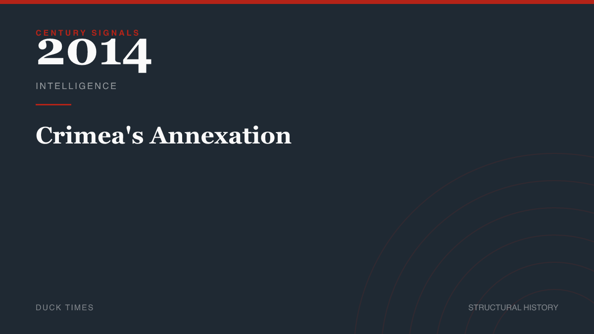 Crimea's Annexation