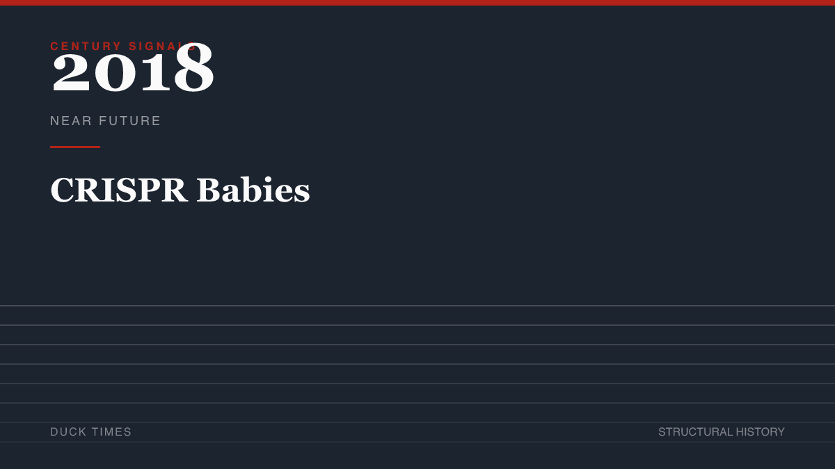 CRISPR Babies