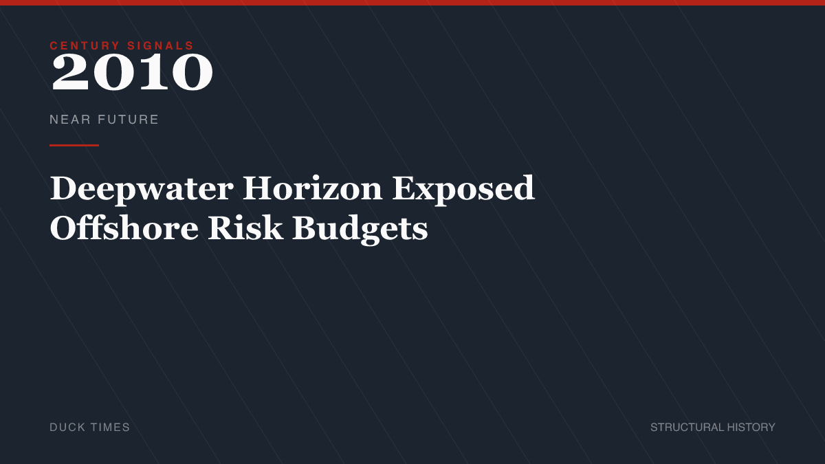 Deepwater Horizon Exposed Offshore Risk Budgets