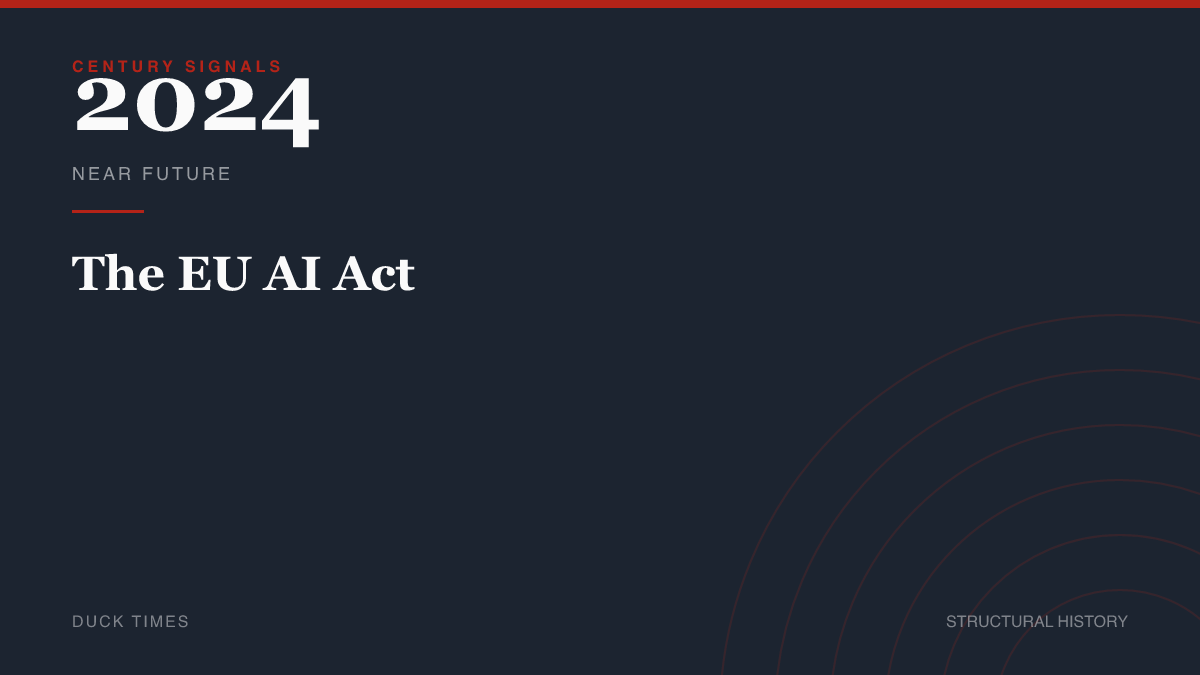 Brussels Wrote the First Comprehensive AI Law and Exported It by Default