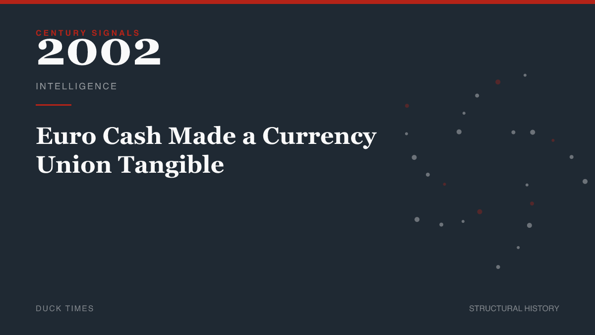 Euro Cash Made a Currency Union Tangible