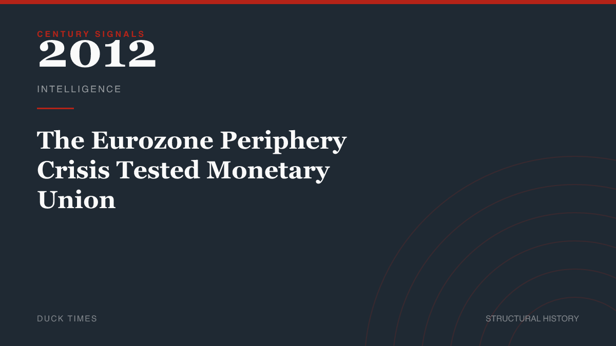 The Eurozone Periphery Crisis Tested Monetary Union
