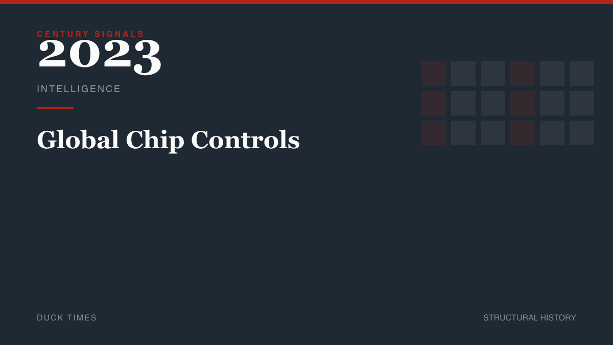 Washington Turned Advanced Chips Into an Export-Controlled Weapon