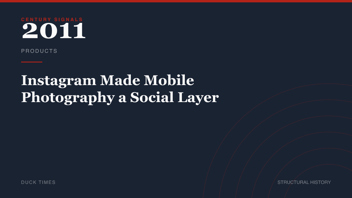 Instagram Made Mobile Photography a Social Layer