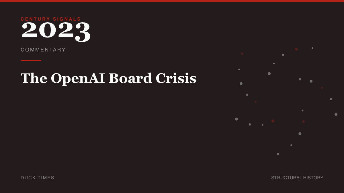 Five Days at OpenAI Showed Nonprofit Governance Cannot Contain a Trillion-Dollar Product
