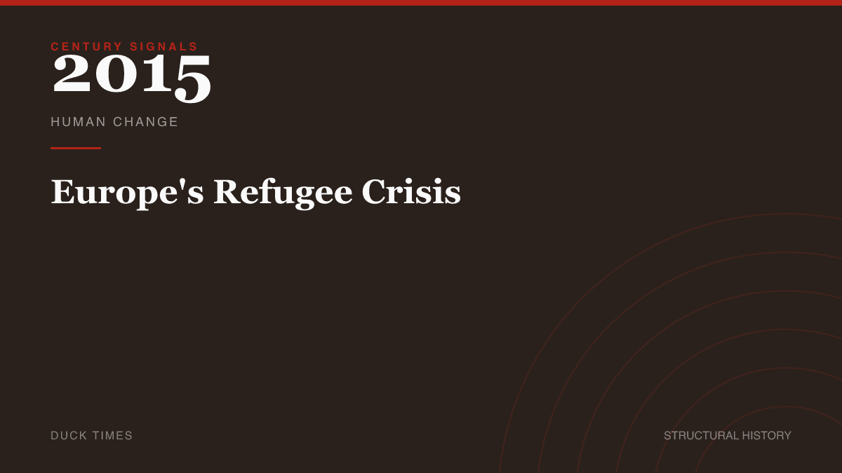 Europe's Refugee Crisis