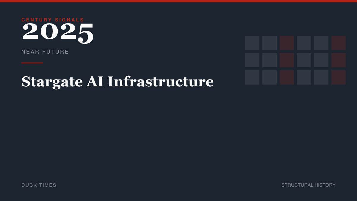 Stargate Turned AI Data Centers Into Declared Industrial Policy