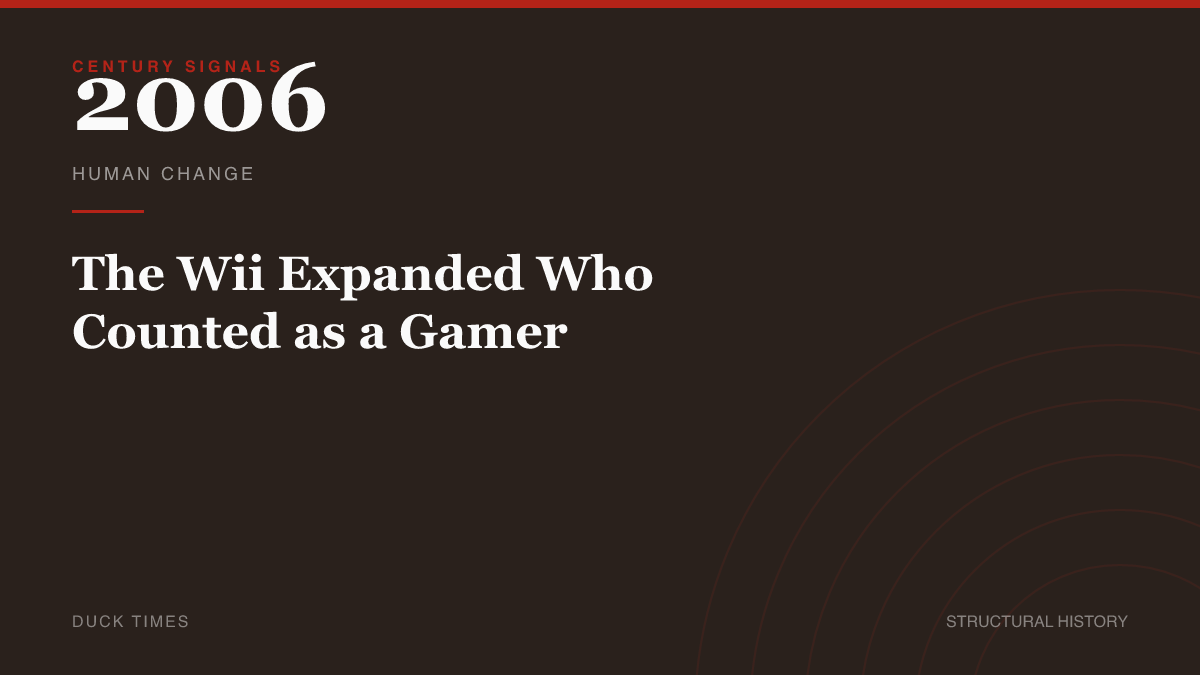 The Wii Expanded Who Counted as a Gamer